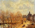 the malaquais quay in the morning sunny weather 1903 Camille Pissarro scenery